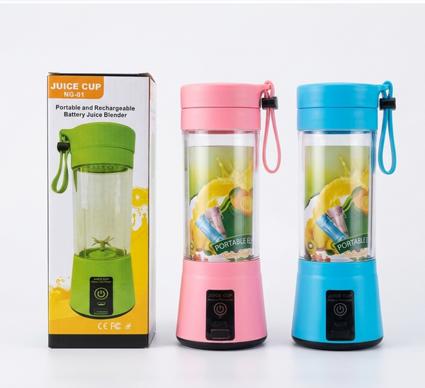 Portable Rechargeable Juice Blender Cup | Mini Electric Smoothie Maker | USB Charging Fruit Juicer Bottle for Travel & Fitness